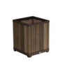 Deco square tall planter