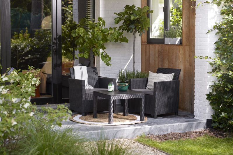 Claire balcony set with Orlando small table KETER Lifestyle