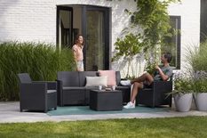 Claire 5 seater set with storage table