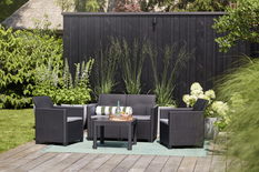 Marie 2 seater set with Orlando small table