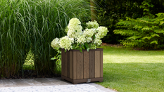 Deco square planter