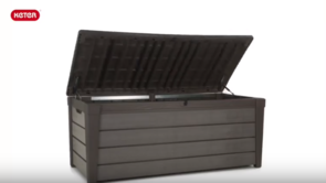 Brushwood Garden Storage Box - 360 view