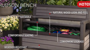 Hudson Storage Bench
